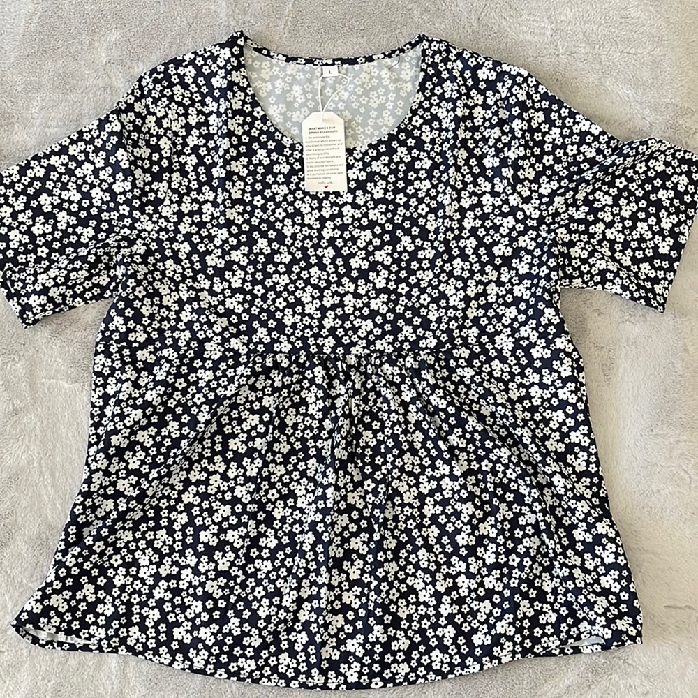 Women's Flower Top L